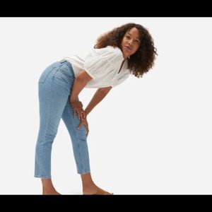 Everlane curvy cheeky straight leg jeans